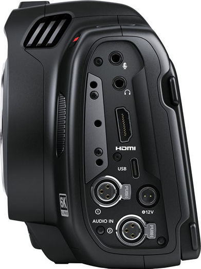 Blackmagic Design Βιντεοκάμερα Cinema @ 60fps Αισθητήρας CMOS Αποθήκευση σε Κάρτα Μνήμης με Οθόνη Αφής 5" και HDMI
