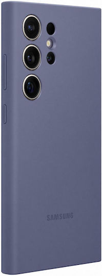 Samsung Silicone Back Cover Silicone Purple (Galaxy S24 Ultra)
