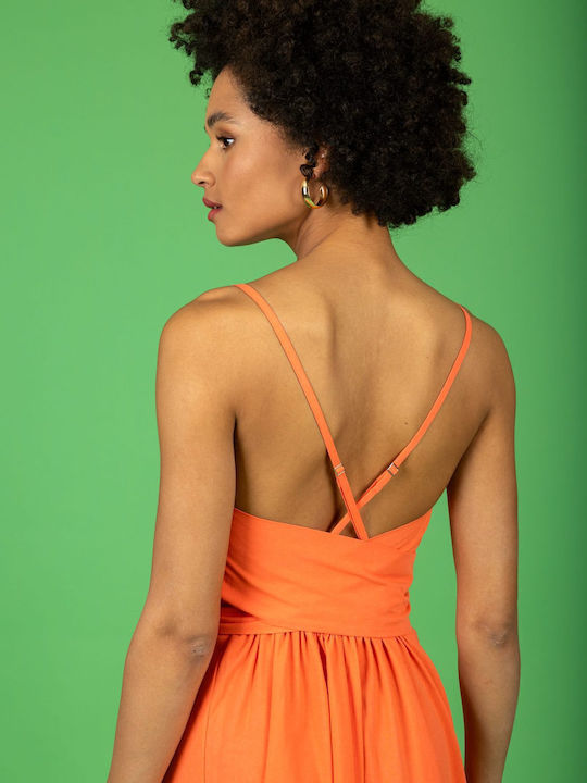 Summer Maxi Dress Peach