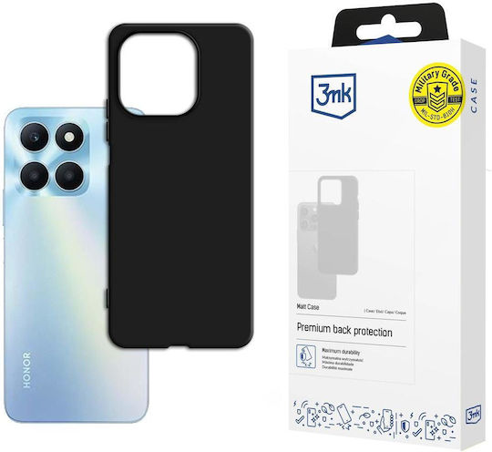 3MK Matt Back Cover Σιλικόνης 1.2mm Μαύρο (Honor X6a)