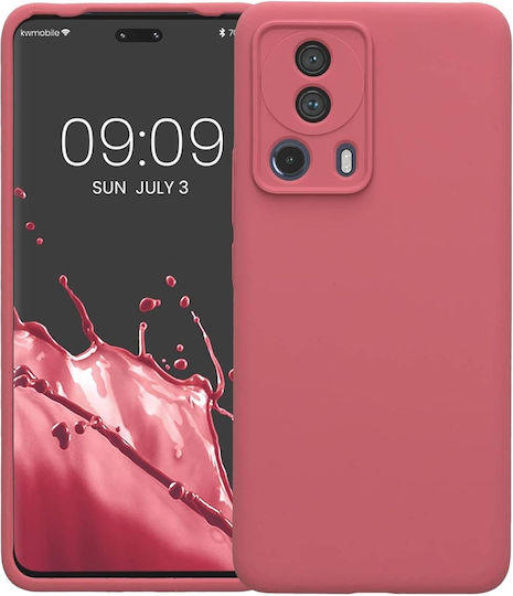 KWmobile Camera Frame Rubberized Back Cover Silicone Pink (Xiaomi 13 Lite)
