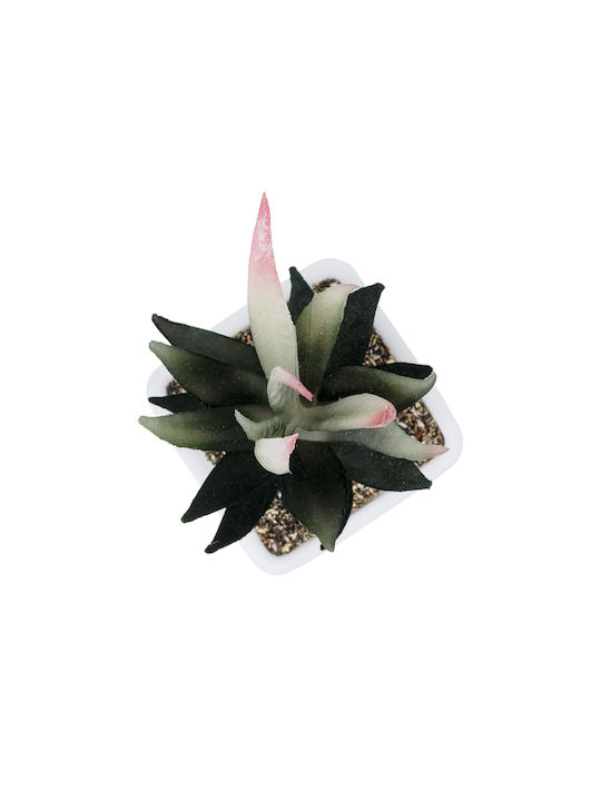 Globostar Artificial Garden Succulent Aloe Potted Plant 20974 Decorative Aloe Plant Φ7 X Η14cm