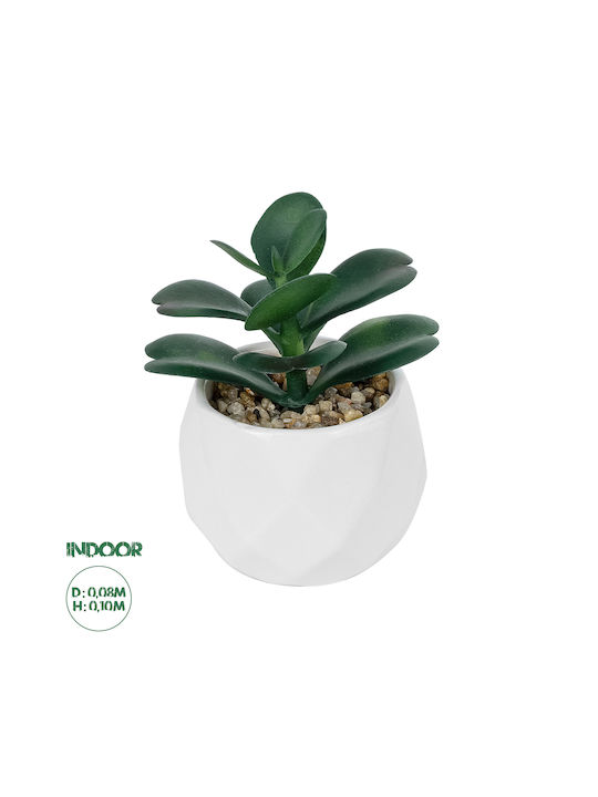 Globostar Artificial Garden Succulent Kalanchoe Potted Plant 20994 Διακοσμητικό Φυτό Καλαχόη Φ8 X Υ10cm