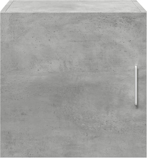 Wall Mounted Living Room Cabinet Made of Particle Board Grey 40x42.5x40cm