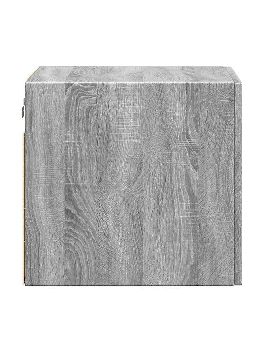 Hängendes Wohnzimmer Nische aus Spanplatte Grau 40x42.5x40cm