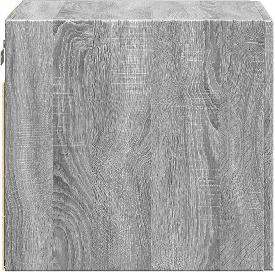 Hängeschrank fürs Wohnzimmer aus Spanplatte Grau 40x42,5x40 cm