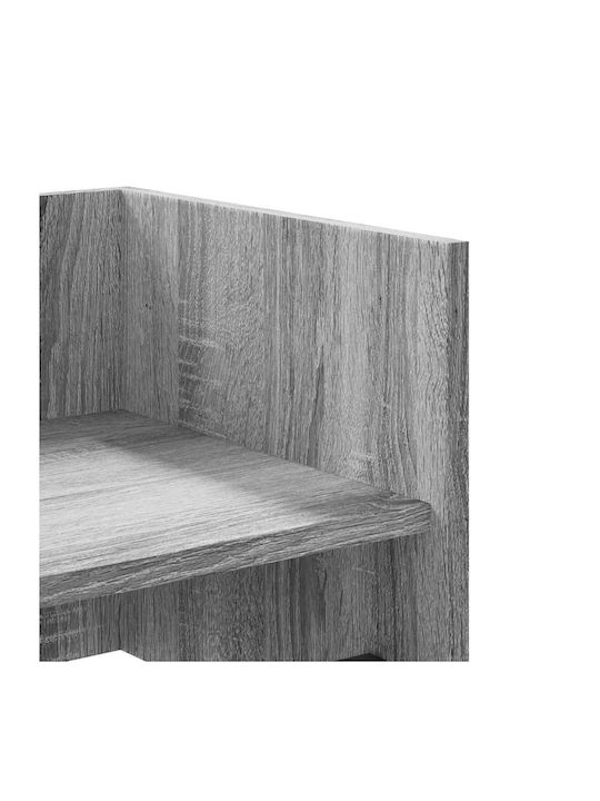 Grey Wall Shelf 100x35x30.5cm
