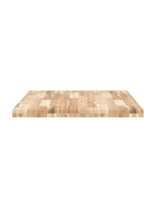 vidaXL Rectangular Office Desk Surface made of Solid Wood Acacia 80x70x4cm 4008794 1pcs