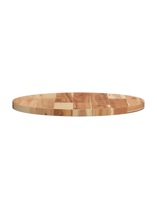 vidaXL Rund Tischoberfläche aus Massivholz Acacia 40x40x2cm 4008694 1Stück