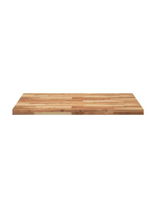 vidaXL Rectangular Office Desk Surface made of Solid Wood Acacia 100x80x4cm 4008865 1pcs