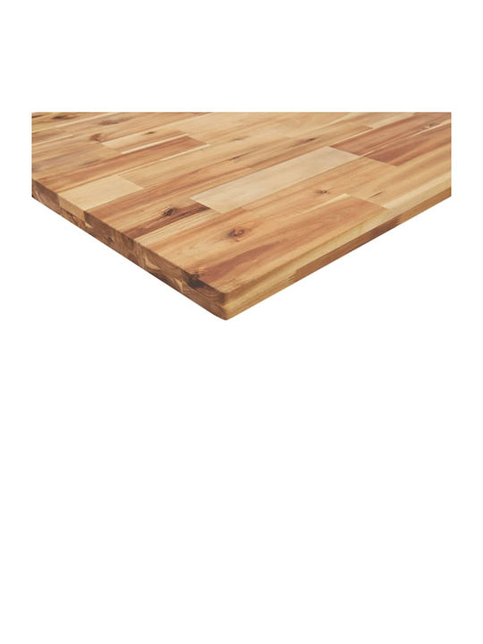 vidaXL Rectangular Office Desk Surface made of Solid Wood Acacia 120x20x4cm 4008836 1pcs