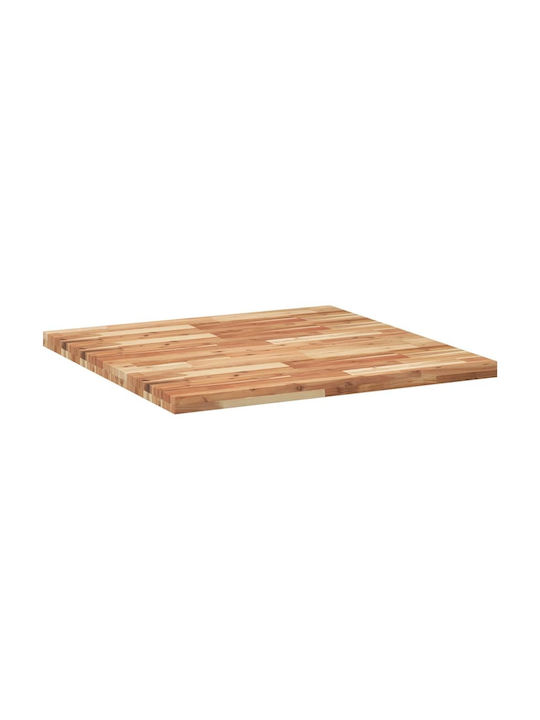 vidaXL Square Table Surface made of Solid Wood Acacia 90x90x4cm 4008729 1pcs