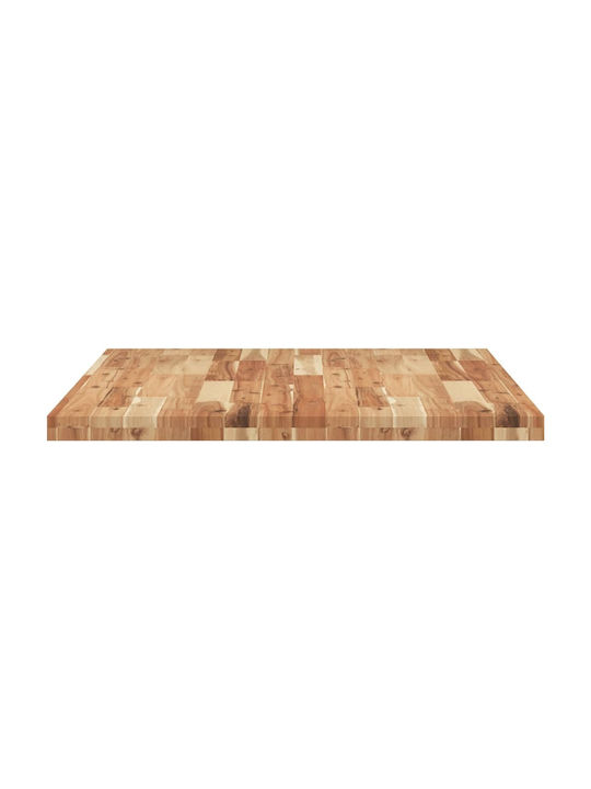 vidaXL Rectangular Office Desk Surface made of Solid Wood Acacia 100x80x4cm 4008865 1pcs
