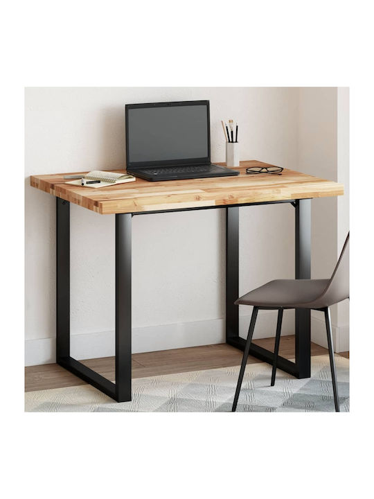 vidaXL Rectangular Office Desk Surface made of Solid Wood Acacia 100x80x4cm 4008865 1pcs