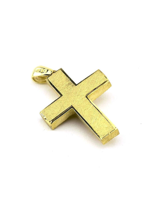 Goldsmith Men's Gold Cross 14K with the Crucified