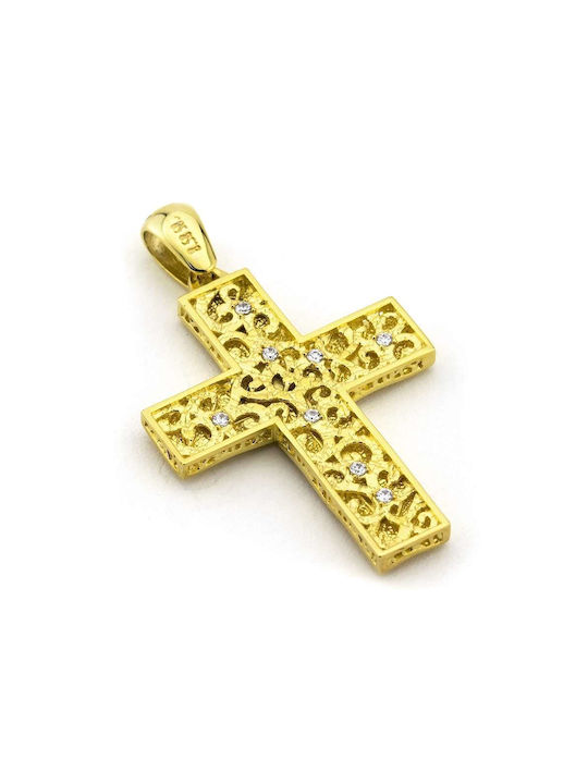 Goldsmith Women's Gold Cross 14K Double Sided