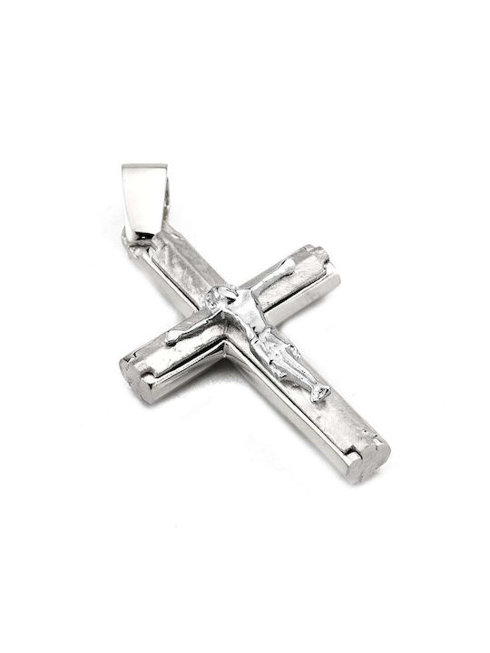 Goldsmith Men's Gold Cross 14K Double Sided with the Crucified