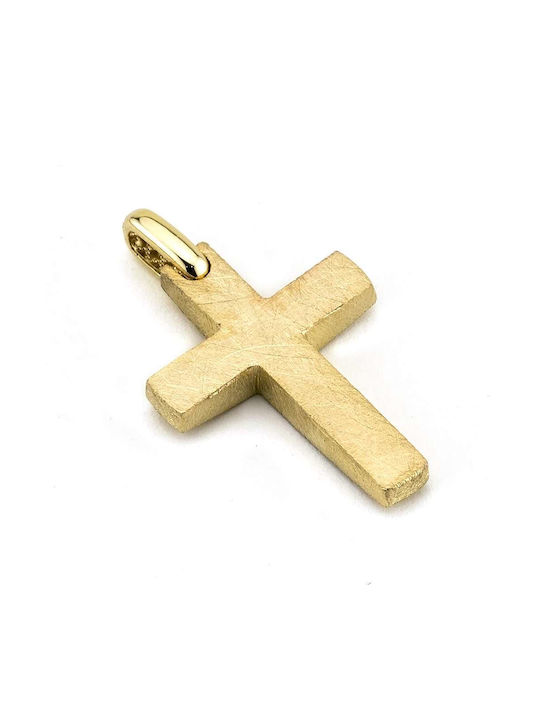 Goldsmith Men's Gold Cross 14K Double Sided