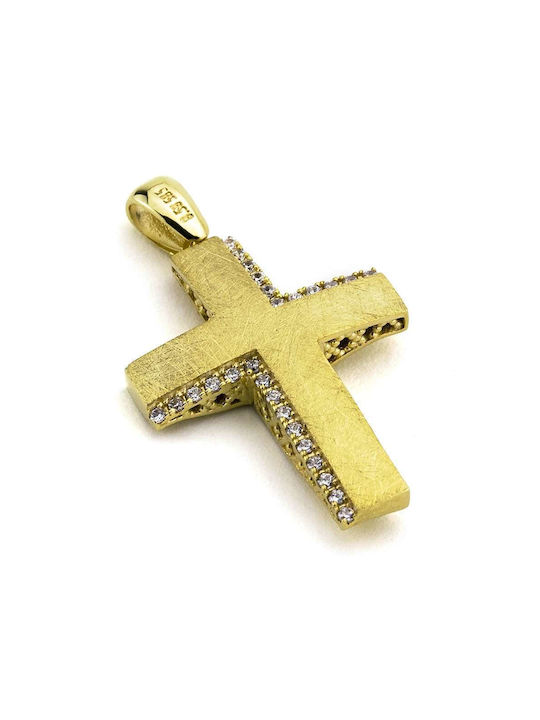 Goldsmith Women's Gold Cross 14K Double Sided