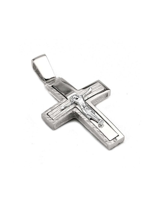 Goldsmith Men's Gold Cross 14K Double Sided with the Crucified