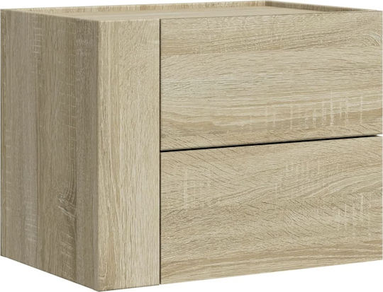 Комоди Дървени Дъб Сонома 2бр 45x30x35см