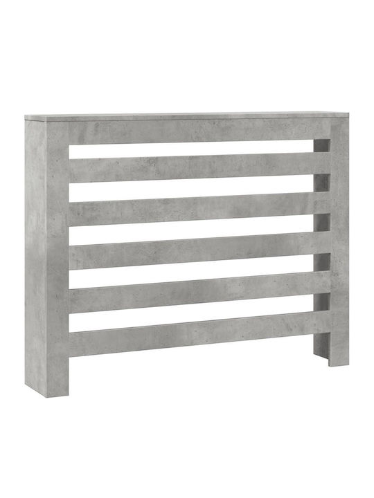 vidaXL Heizkörperabdeckung aus Spanplatte Grau 104x20x82cm