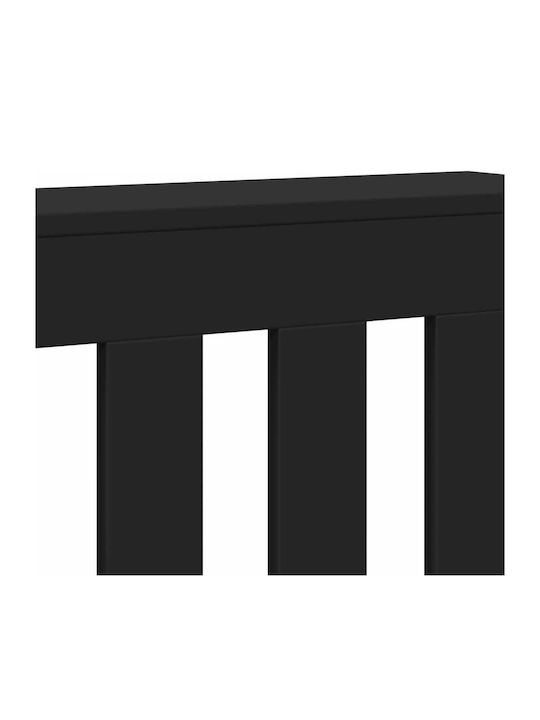 vidaXL vidaXL Heizkörperabdeckung aus Spanplatte Schwarz 78x20x82cm