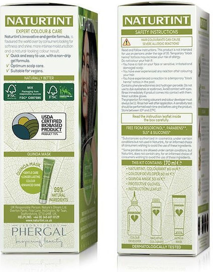 Naturtint Vopsea De Păr Fără Amoniac 6n Blond Închis 170ml