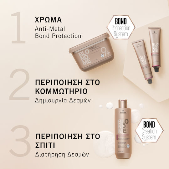 Schwarzkopf Blondme Lift Боя За Коса Lb-Brown Махагон 60мл
