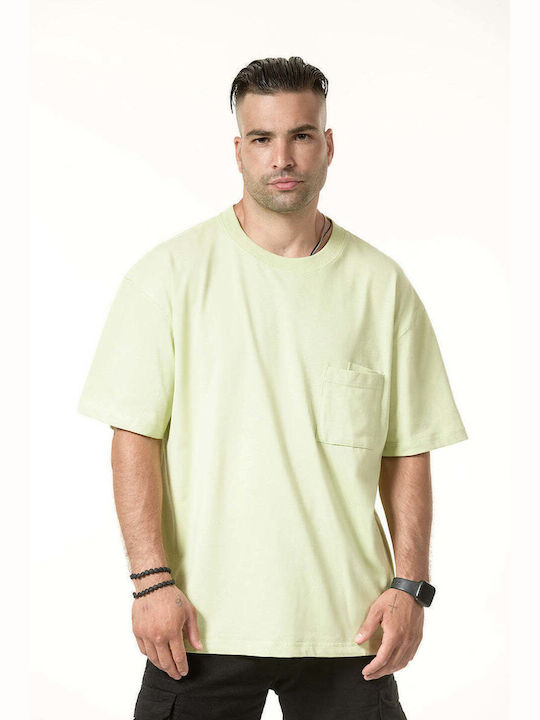 JCYJ Men's Short Sleeve T-shirt Green