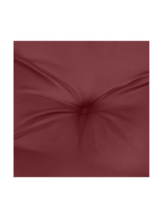 vidaXL Garden Bench Cushion Bordeaux Melange 2 Pieces 50x120 cm