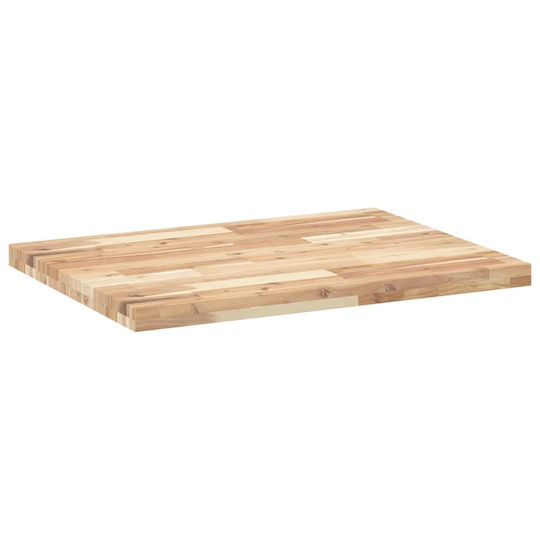 vidaXL Countertop without Sink L100xW60xH4cm Solid Acacia