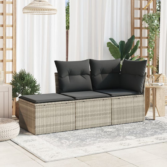 Σκαμπό Rattan 55x55x37cm