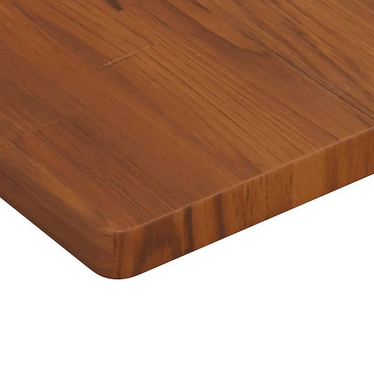 vidaXL Blat fără Lavoar L50xW50xH4cm Maro