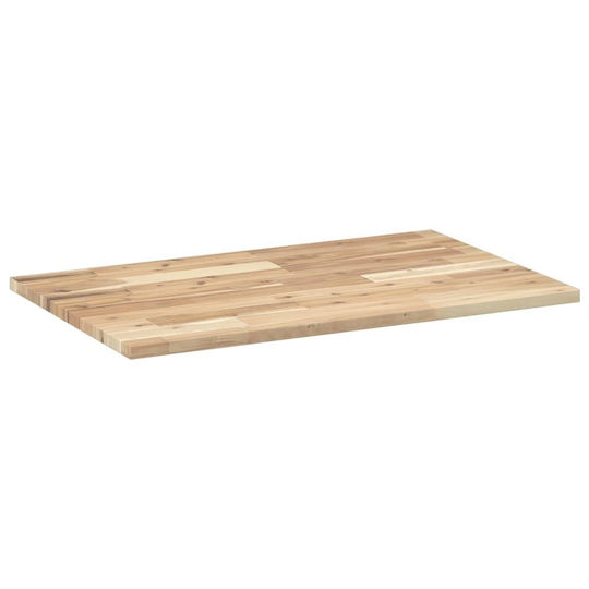 vidaXL Countertop without Sink L80xW50xH2cm Coffee