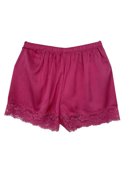 Cootaiya De vară Set Pijamale pentru Femei Satin Fuchsia