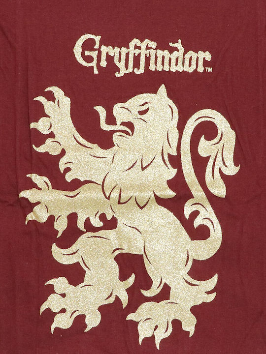 Warner Bros Summer Women's Pyjama Top Red Harry Potter