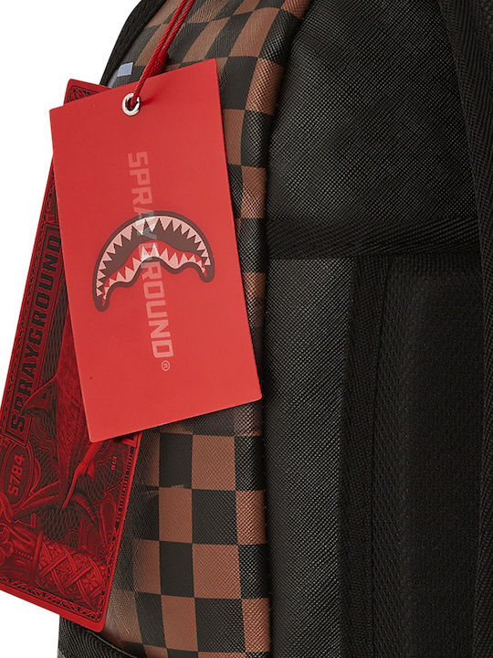 Sprayground Checkered Σχολική Τσάντα Πλάτης Γυμνασίου - Λυκείου