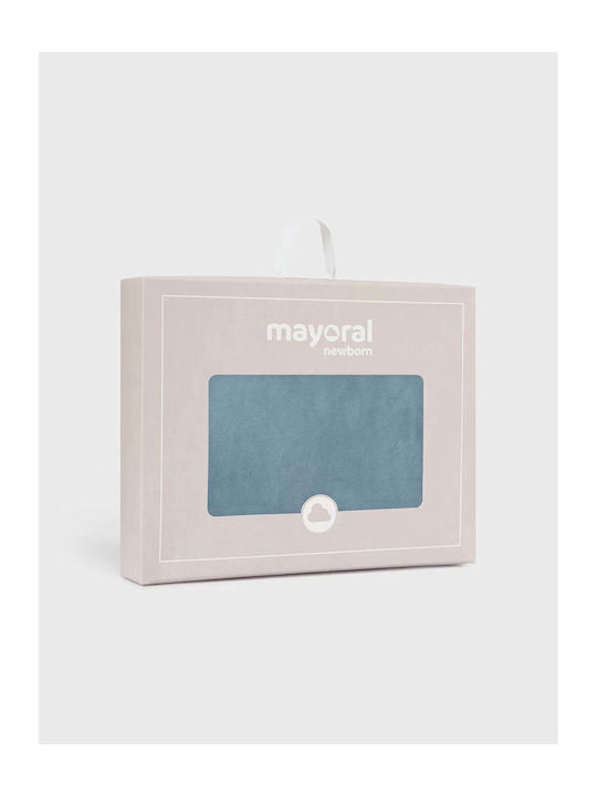 Mayoral Blanket Cot Light Blue Sky Blue