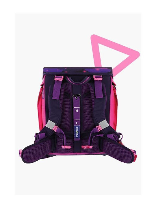 Herlitz School Bag Backpack Elementary, Elementary Multicolour with Water Bottle Holder 19Liters