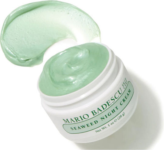 Mario Badescu Seaweed Crema de Față Hidratantă de Noapte cu Acid Hialuronic și Colagen 28ml