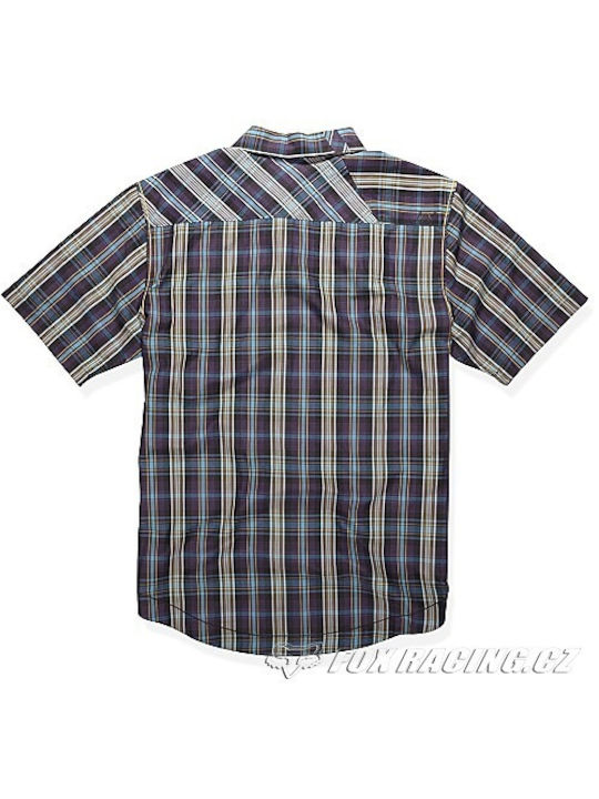 Fox Men's Shirt Short Sleeve Purple Haze