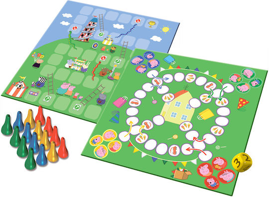 Brettspiel Peppa Pig 2 In 1 für 4 Spieler 3+ Jahre Trefl