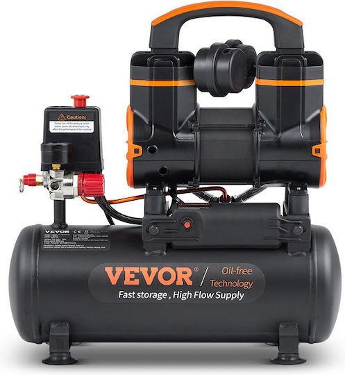 Vevor Air Compressors 70dB with Power 1.2hp and Airtank 8lt WSK9L900W220V338SV2