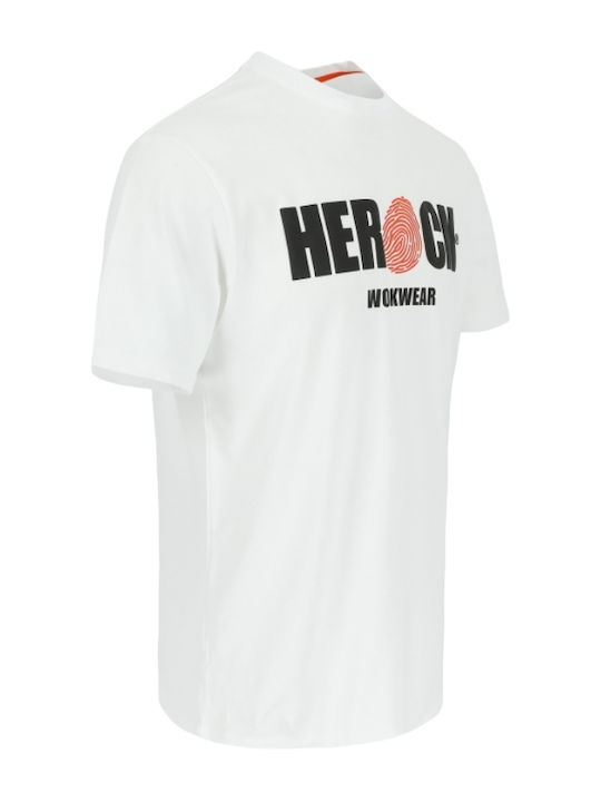 Herock T-Shirt Εργασίας Λευκό Herock T-Shirt Εργασίας Λευκό