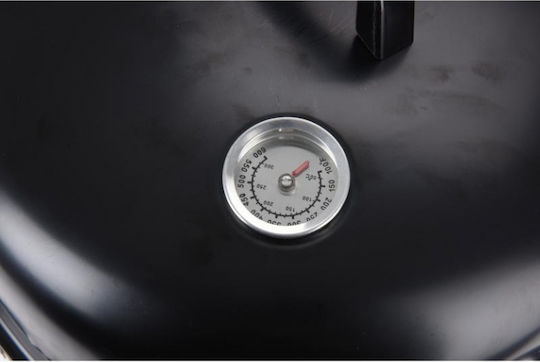 BBQ Collection Holzkohlegrill mit Deckel und Thermometer 78cmx40cm