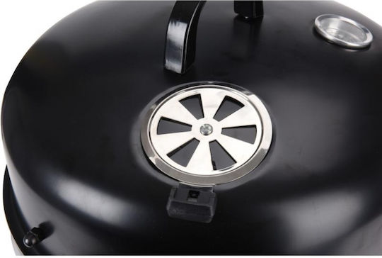 BBQ Collection Holzkohlegrill mit Deckel und Thermometer 78cmx40cm