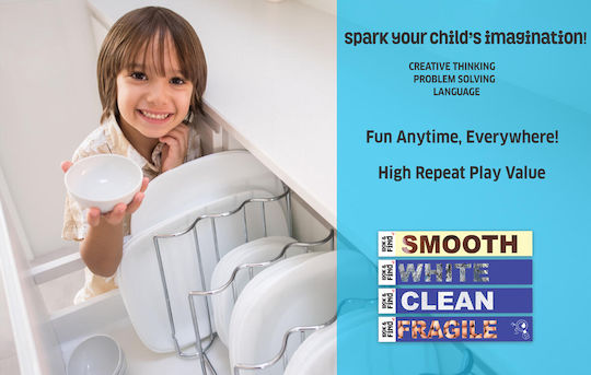 Joc de Societate Smart Sticks Search and Find pentru 2-4 Jucători 5+ Ani (EN) Chalk & Chuckles