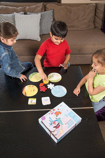 Joc de Societate Discover the Seasons pentru 2-4 Jucători 3+ Ani Chalk & Chuckles