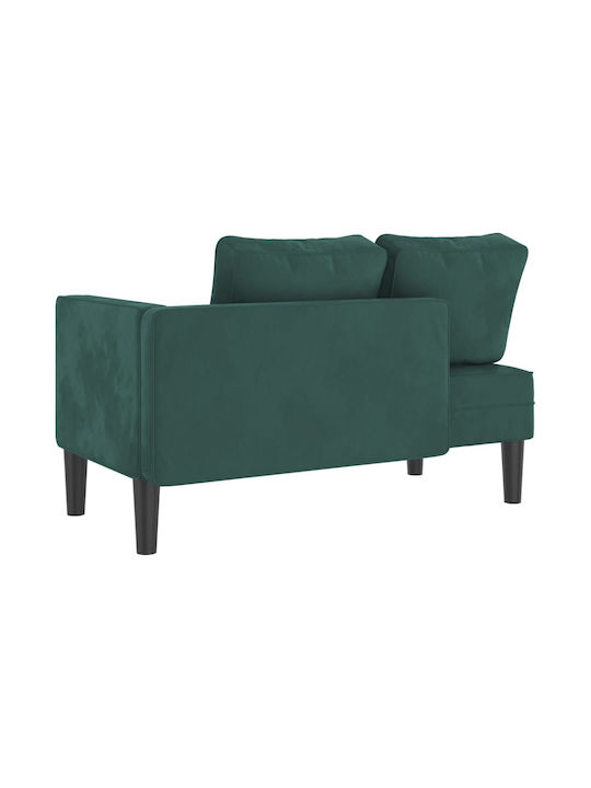 Recliner Samt Grün L116.5xW62xH57.5cm